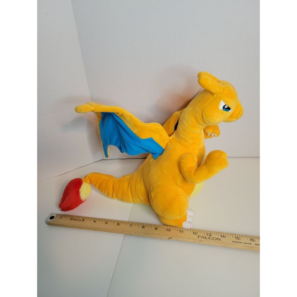 Charizard Vintage 1997 12 inch plush Pokemon Nintendo Rare With Adjustable Wings